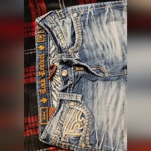 Womens size 25 skinny rock revival jeans